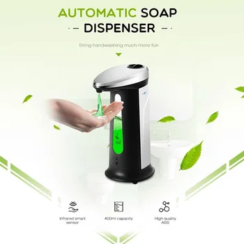 400ml Intelligent Automatic Liquid Soap Dispenser Induction Foaming Hand Washing Device for Kitchen Bathroom (Without Liquid)
400ml Intelligent Automatic Liquid Soap Dispenser Induction Foaming Hand Washing Device for Kitchen Bathroom (Without Liquid)
