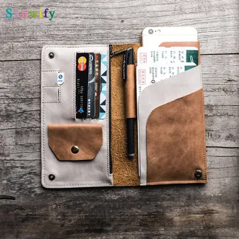 Handmade Travel Passport Cover Genuine Leather Driver License Bag Credit Card Holder Purse Wallet Case Men Women
Handmade Travel Passport Cover Genuine Leather Driver License Bag Credit Card Holder Purse Wallet Case Men Women