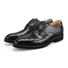 New Alligator Skin Men Business Formal Shoes Genuine Leather Casual Shoes High Quality Wedding Shoes Fashion Trend Office Shoes
New Alligator Skin Men Business Formal Shoes Genuine Leather Casual Shoes High Quality Wedding Shoes Fashion Trend Office Shoes