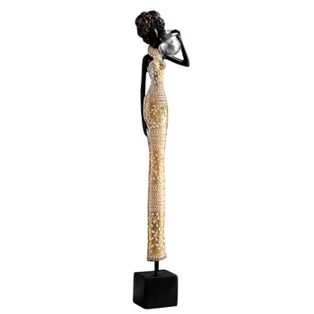 African Women Figurine Miniature Model Sculpture Modern Art Character Figurine Ornament Home Decoration Accessories Room Decor
African Women Figurine Miniature Model Sculpture Modern Art Character Figurine Ornament Home Decoration Accessories Room Decor