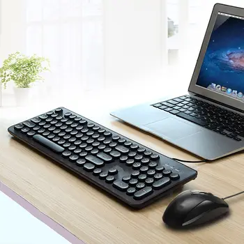 LEORY 104 Keys Wireless Keyboard Mouse Set Multi System Compatible Wireless Office Suit Punk Mechanical Feeling Keyboard
LEORY 104 Keys Wireless Keyboard Mouse Set Multi System Compatible Wireless Office Suit Punk Mechanical Feeling Keyboard