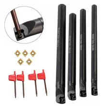 7/8/10/12mm SCLCR06 Lathe Boring Bar Turning Tool Holder + Wrench 5x CCMT0602 For Boring And Face Cutting
7/8/10/12mm SCLCR06 Lathe Boring Bar Turning Tool Holder + Wrench 5x CCMT0602 For Boring And Face Cutting