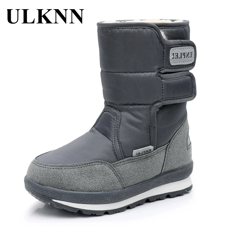 ULKNN Kid's Thick Cylinder Boots Heat Resistance Cotton-padded Shoes Pupil Winter Plus Velvet Parent-child Children's Waterproof
ULKNN Kid's Thick Cylinder Boots Heat Resistance Cotton-padded Shoes Pupil Winter Plus Velvet Parent-child Children's Waterproof