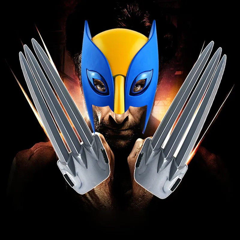 Anime Superhero Weapons X-men Wolverine Figure Toys Wolverine Claws Mask Cloak ABS Action Figure Toys For Kids Boys Halloween
Anime Superhero Weapons X-men Wolverine Figure Toys Wolverine Claws Mask Cloak ABS Action Figure Toys For Kids Boys Halloween