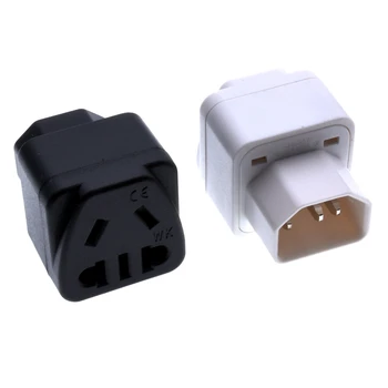 IEC320-C14 Chinese AU EU US 2 Pin Universal Power Adaptor Plug PDU/UPS Server AC Power Adapter Plug Socket Converter*
IEC320-C14 Chinese AU EU US 2 Pin Universal Power Adaptor Plug PDU/UPS Server AC Power Adapter Plug Socket Converter*