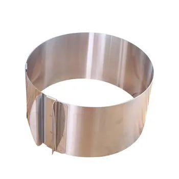 Adjustable Stainless Steel Pieces Retractable Circular Mousse Ring Round Cutting Tool Cake Cutter Cake Mold
Adjustable Stainless Steel Pieces Retractable Circular Mousse Ring Round Cutting Tool Cake Cutter Cake Mold