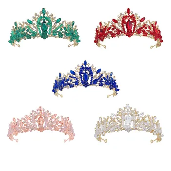 GETNOIVAS 5 Colors Alloy Rhinestone Hair Crown Handmade Metal Tiara Bride Wedding Party Headband Headpeice Hair Accessories SL
GETNOIVAS 5 Colors Alloy Rhinestone Hair Crown Handmade Metal Tiara Bride Wedding Party Headband Headpeice Hair Accessories SL
