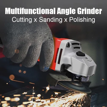 Electric Grinder Polishing Cutting Power Tools Brushless Angle Grinder Grinding Machine 100mm 220V Sanding Wheel Multi-function
Electric Grinder Polishing Cutting Power Tools Brushless Angle Grinder Grinding Machine 100mm 220V Sanding Wheel Multi-function