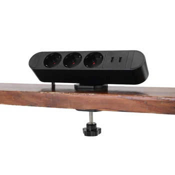 Office Workstation Sockets Multifunctional USB Desktop Socket Table Clip Clamp Free Hole Tabletop Electric Socket Tool
Office Workstation Sockets Multifunctional USB Desktop Socket Table Clip Clamp Free Hole Tabletop Electric Socket Tool