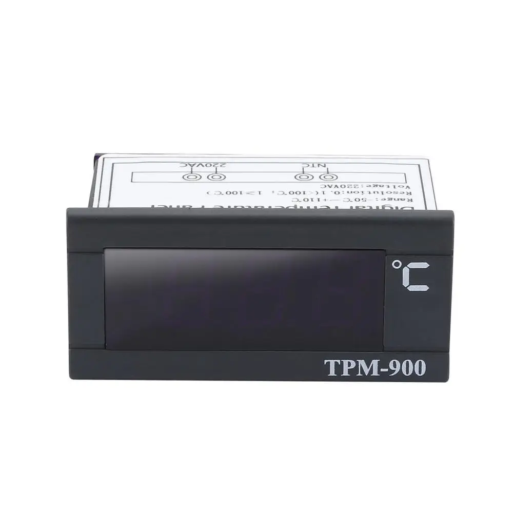 TPM-900 Refrigerated Display Cabinet Unit Digital Electronic Thermometer with Sensor Probe Temperature Controller
TPM-900 Refrigerated Display Cabinet Unit Digital Electronic Thermometer with Sensor Probe Temperature Controller