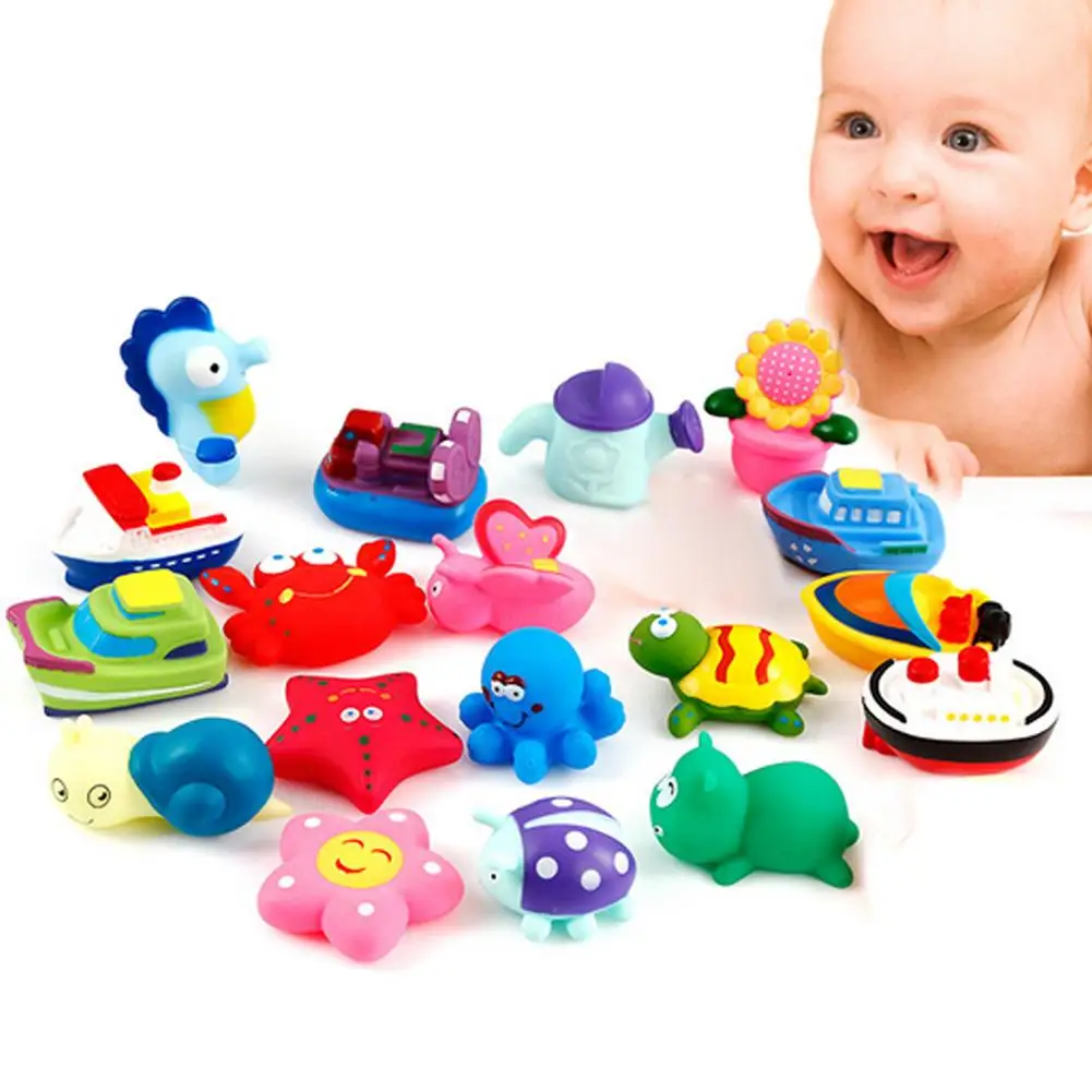 2Pcs Baby Bath Toy Marine Animals Vehicle Model Floating Squirt Squeeze Bathtime Fun Toy Random Color
2Pcs Baby Bath Toy Marine Animals Vehicle Model Floating Squirt Squeeze Bathtime Fun Toy Random Color