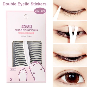 80Pairs Convenient Transparent Eyelid Sticker Invisible Eyelid Paste Self-Adhesive Double Eye Tape Make Up Tool
80Pairs Convenient Transparent Eyelid Sticker Invisible Eyelid Paste Self-Adhesive Double Eye Tape Make Up Tool