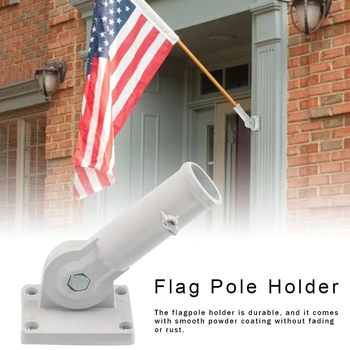 Flag Pole Holder National Adjustable Aluminum Wall Mounted Flag Holder Windsock Base Flag Pole Mounting Flagpole Bracket Flag 
Flag Pole Holder National Adjustable Aluminum Wall Mounted Flag Holder Windsock Base Flag Pole Mounting Flagpole Bracket Flag
