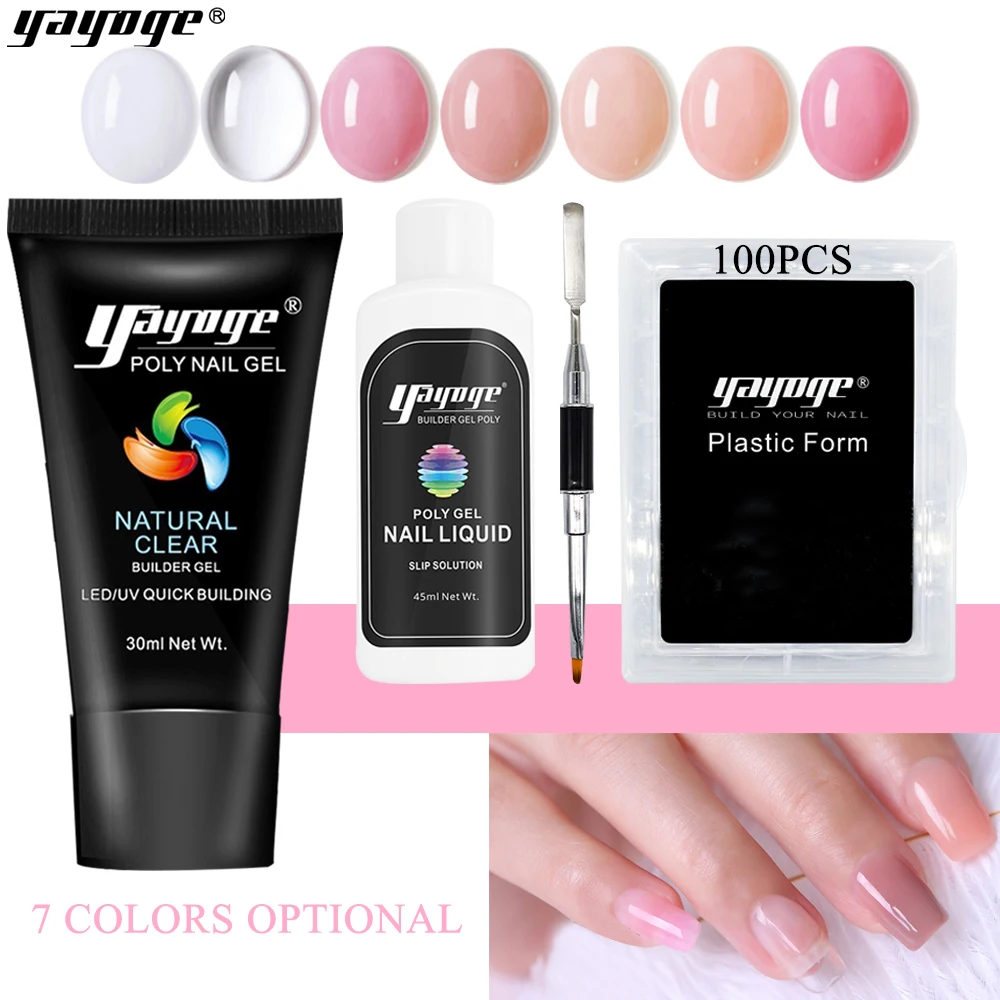 Yayoge Poly Gel Kit 30ml 4pcs/Set Quick Building Set LED UV Gel Nail Polish For Nail Extensions Acrylic Gel Polish Nail Art
Yayoge Poly Gel Kit 30ml 4pcs/Set Quick Building Set LED UV Gel Nail Polish For Nail Extensions Acrylic Gel Polish Nail Art