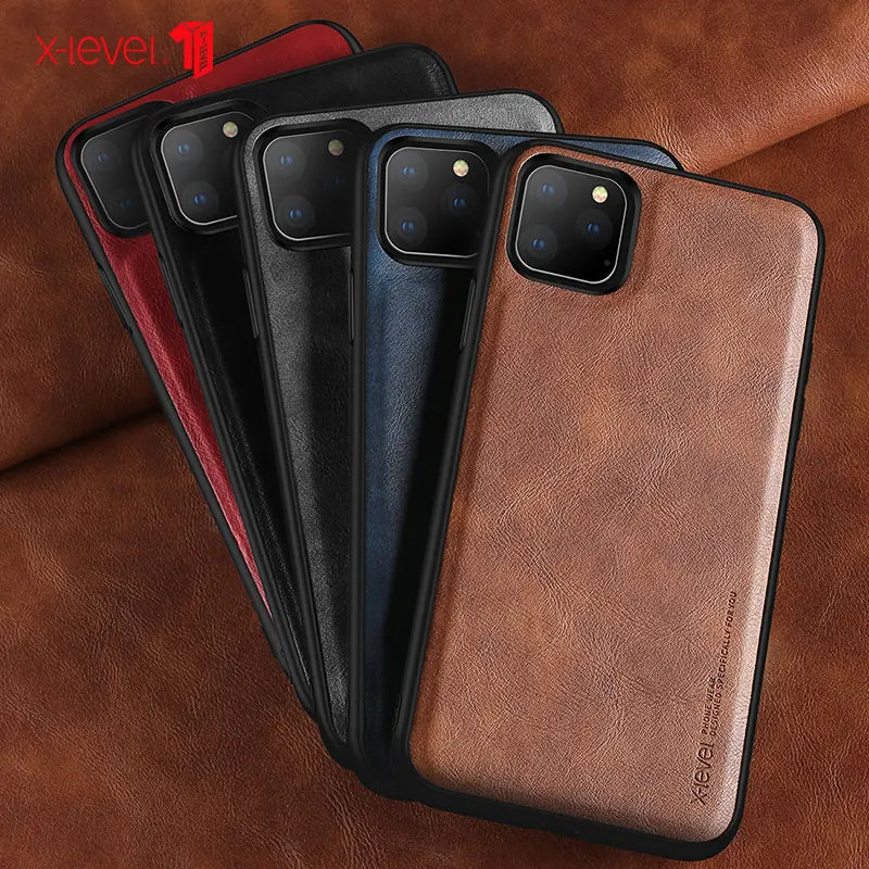 X-Level Retro Leather Case For iPhone 11 Pro Max Soft Silicone edge Back Phone Cover For iPhone 11 Case iPhone11 Pro Coque
X-Level Retro Leather Case For iPhone 11 Pro Max Soft Silicone edge Back Phone Cover For iPhone 11 Case iPhone11 Pro Coque