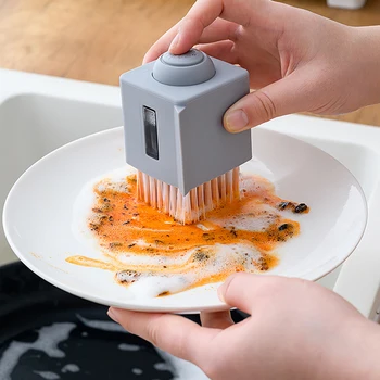 Kitchen Square Non-oily Hydraulic Water Spray Pot Brush Decontamination Dishes Cleaning Brush Dishwashing Brush Cleaning Brushes
Kitchen Square Non-oily Hydraulic Water Spray Pot Brush Decontamination Dishes Cleaning Brush Dishwashing Brush Cleaning Brushes