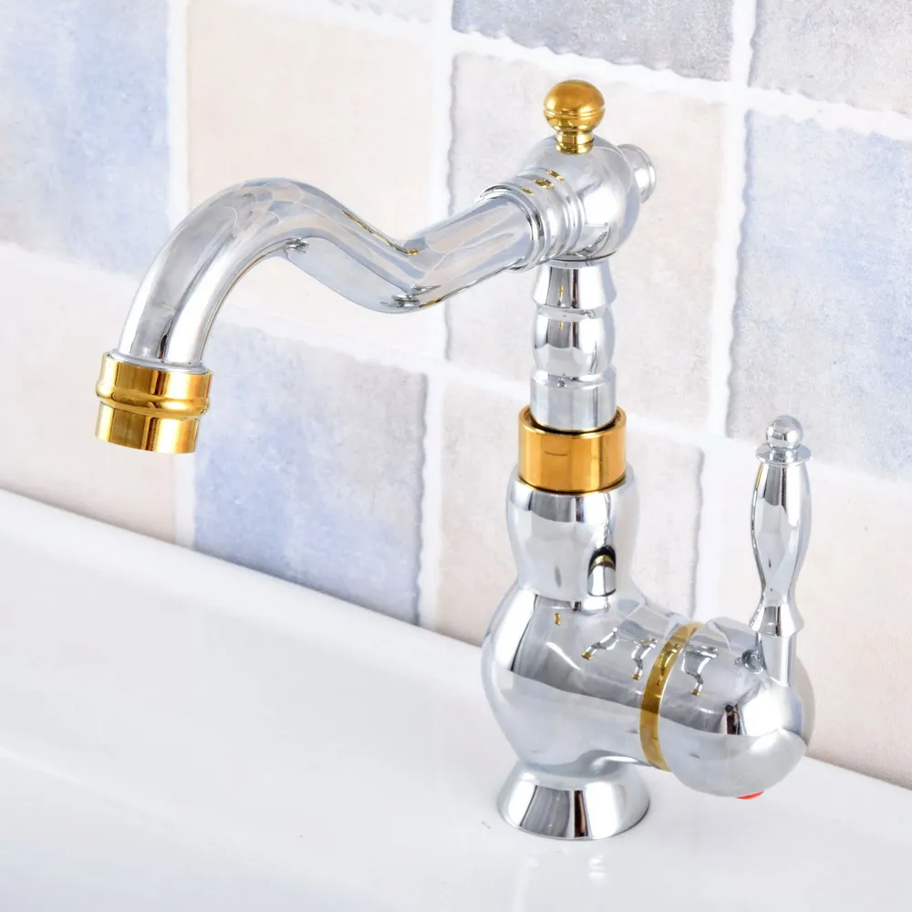 Polished Chrome & Gold Color Brass Swivel Single Handle Kitchen Wet Bar Bathroom Vessel Sink Faucet Mixer Tap One Hole asf807
Polished Chrome & Gold Color Brass Swivel Single Handle Kitchen Wet Bar Bathroom Vessel Sink Faucet Mixer Tap One Hole asf807