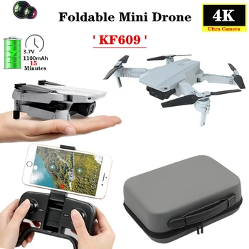 KF609 Mini Drone 2.4G WIFI FPV 4K HD Camera Optical Flow RC Quadcopter Keep Fly Altitude Foldable Helicopter Toy Gift for Kids
KF609 Mini Drone 2.4G WIFI FPV 4K HD Camera Optical Flow RC Quadcopter Keep Fly Altitude Foldable Helicopter Toy Gift for Kids