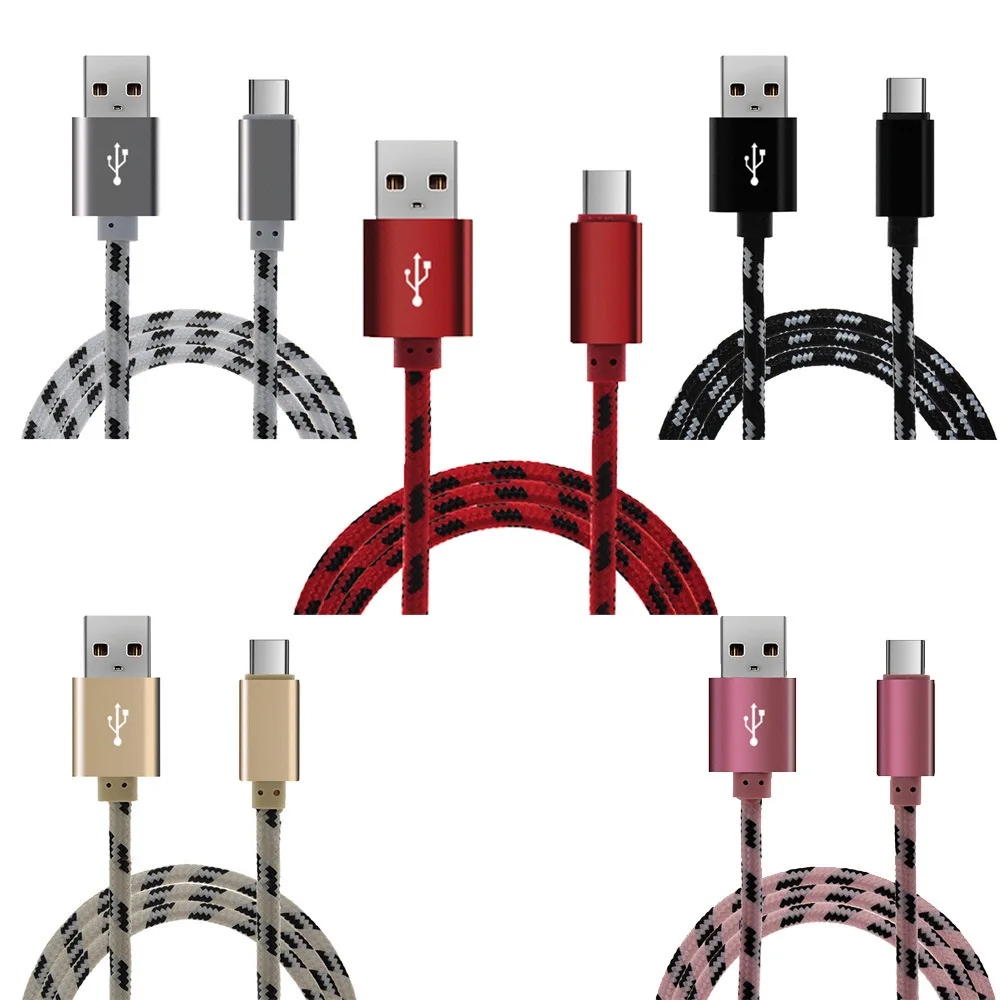 Suitable for Type-C color braided data cable, charging cable, smart phone universal
Suitable for Type-C color braided data cable, charging cable, smart phone universal