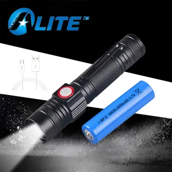 TMWT Portable Micro USB Rechargeable Flashlight 3-mode XPE LED Aluminum Alloy Waterproof Zoom Torch Suitable for task lighting
TMWT Portable Micro USB Rechargeable Flashlight 3-mode XPE LED Aluminum Alloy Waterproof Zoom Torch Suitable for task lighting