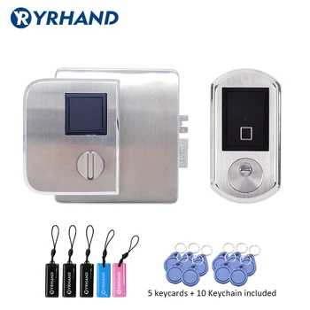 Waterproof Fingerint Electronic Door Lock IC card double side Access reader lock For Metal gate lock
Waterproof Fingerint Electronic Door Lock IC card double side Access reader lock For Metal gate lock