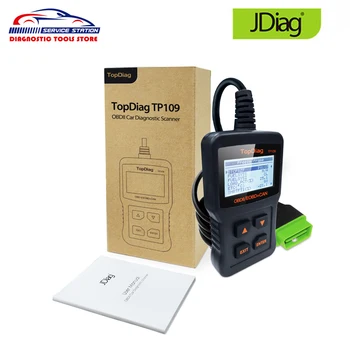Original JDIag TP109 OBD2 Scanner Car Engine Fault Code Reader CAN Diagnostic Scan Tool Suitable Compatible EOBD Vehicles
Original JDIag TP109 OBD2 Scanner Car Engine Fault Code Reader CAN Diagnostic Scan Tool Suitable Compatible EOBD Vehicles