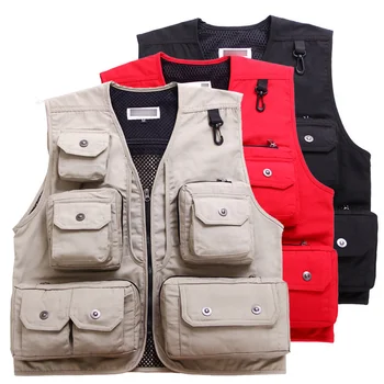 New Arrival Summer Mesh Casual Breathable Men Vest For Shooting Clothes Reporter Vest Jackets Multi-pocket Photography Vest
New Arrival Summer Mesh Casual Breathable Men Vest For Shooting Clothes Reporter Vest Jackets Multi-pocket Photography Vest