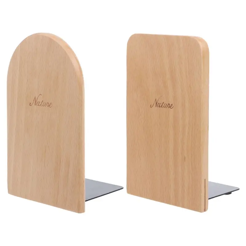 Nature Wooden Desktop Organizer Desktop Office Home Bookends Anti-skid Book Ends Stand Holder Shelf
Nature Wooden Desktop Organizer Desktop Office Home Bookends Anti-skid Book Ends Stand Holder Shelf