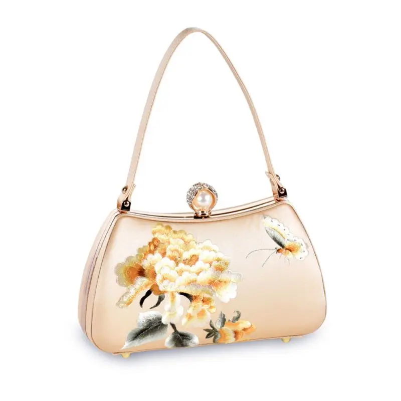 Vintage Flower Embroidery Women Evening Handbag Wedding Party Bridal Prom Clutch Shoulder Bag
Vintage Flower Embroidery Women Evening Handbag Wedding Party Bridal Prom Clutch Shoulder Bag