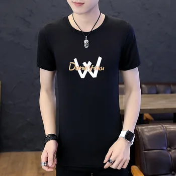 Summer new women's street letter characters print loose short-sleeved T-shirt 25.06
Summer new women's street letter characters print loose short-sleeved T-shirt 25.06