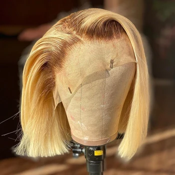 30/613 Ombre 150% Bob Straight Blonde 13x4 Lace Front Human Hair Wig Remy Brazilian Plucked Middle Ratio Slove Hair
30/613 Ombre 150% Bob Straight Blonde 13x4 Lace Front Human Hair Wig Remy Brazilian Plucked Middle Ratio Slove Hair