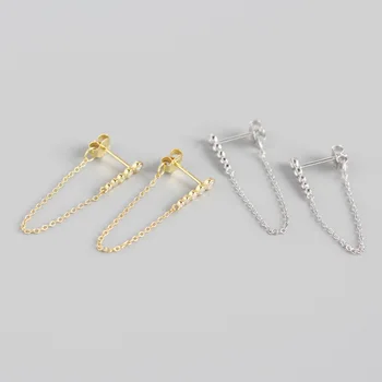 100% Authentic 925 Sterling silver Gold /White zircon round strip Bar Tassel earrings FINE jEWELRY TLE1090 
100% Authentic 925 Sterling silver Gold /White zircon round strip Bar Tassel earrings FINE jEWELRY TLE1090