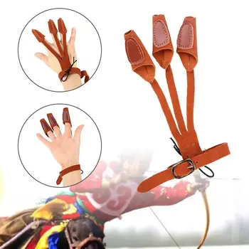 Bow Glove Archery Glove Shooting Outdoor Gadget Beginner Brown Artificial Leather Protection Finger Arrow Accessories Soft
Bow Glove Archery Glove Shooting Outdoor Gadget Beginner Brown Artificial Leather Protection Finger Arrow Accessories Soft