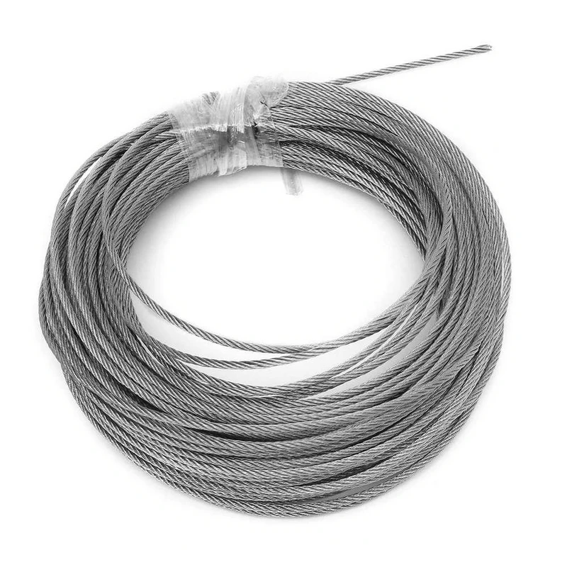 100M Diameter 1MM 1.5MM 2MM Steel Flexible Wire Rope Soft Cable Stainless Steel Clothesline
100M Diameter 1MM 1.5MM 2MM Steel Flexible Wire Rope Soft Cable Stainless Steel Clothesline