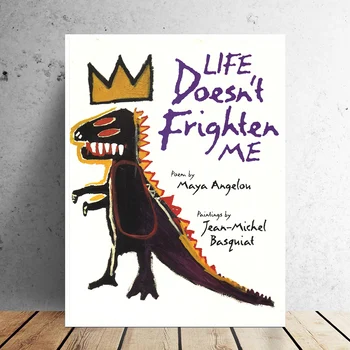Life Doesn't Frighten Me By Jean Michel Canvas Painting Print Living Room Home Decor Modern Wall Art Oil Painting Poster Artwork
Life Doesn't Frighten Me By Jean Michel Canvas Painting Print Living Room Home Decor Modern Wall Art Oil Painting Poster Artwork