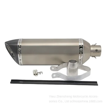 Motorcycle general accessories fiber back cover imitation titanium exhaust pipe hexagonal diagonal Scorpio muffler
Motorcycle general accessories fiber back cover imitation titanium exhaust pipe hexagonal diagonal Scorpio muffler