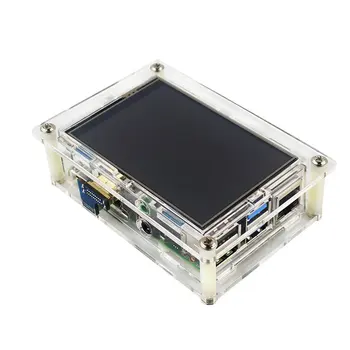 For Raspberry Pi 4 Model B Acrylic Case Transparent Shell for 3.5inch HDMI Touch Screen Display Enclosure
For Raspberry Pi 4 Model B Acrylic Case Transparent Shell for 3.5inch HDMI Touch Screen Display Enclosure
