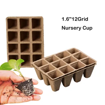 50 Pcs 4cm 12grid Nursery Cup Garden Round Peat Pots Plant Seedling Starters Cups Nursery Herb Seed Tray Planting Tools
50 Pcs 4cm 12grid Nursery Cup Garden Round Peat Pots Plant Seedling Starters Cups Nursery Herb Seed Tray Planting Tools