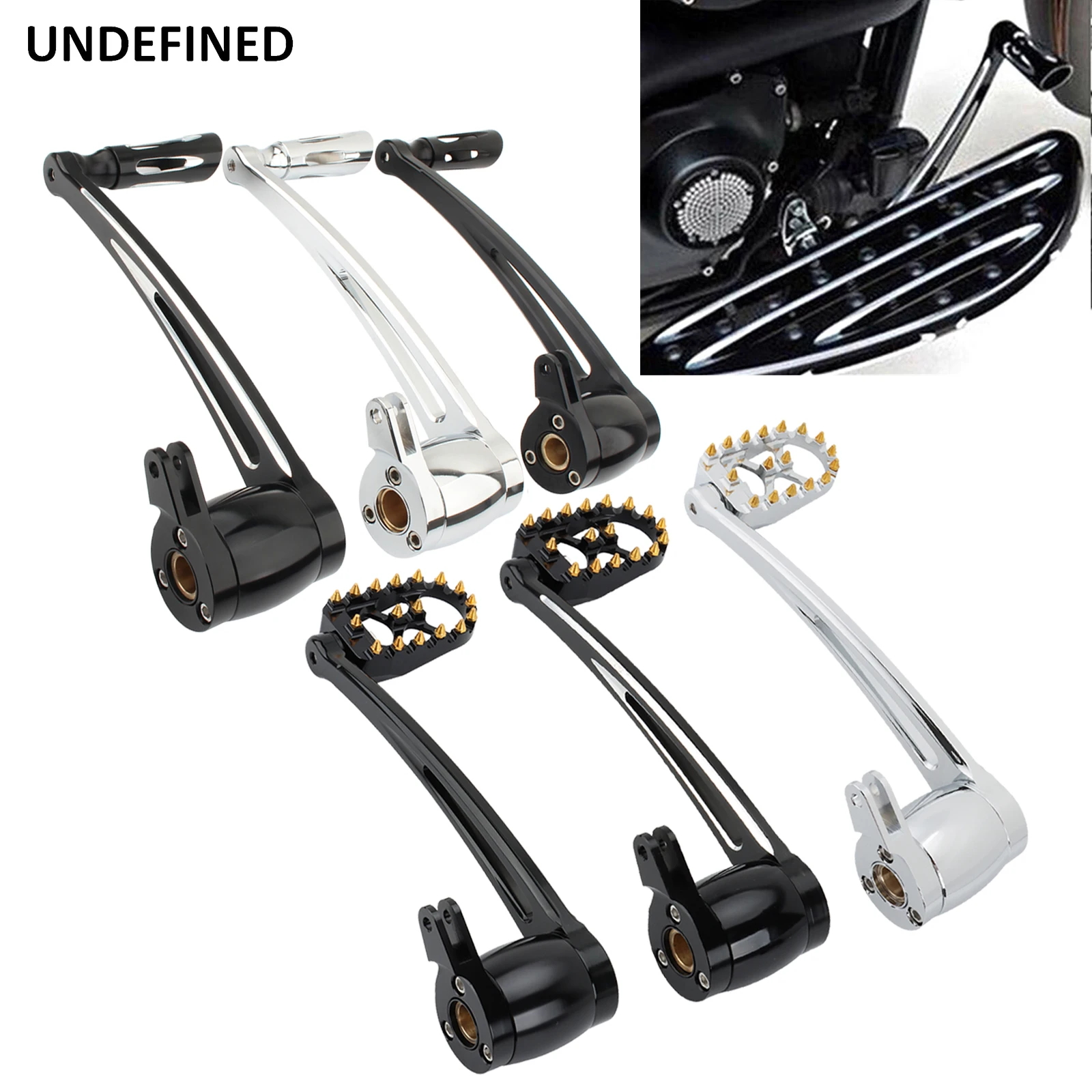 

Brake Arm Lever MX Style Pedal Kit for Harley Touring Street Glide Road King Electra Road Glide CVO Ultra Limted Trike 2014-2021