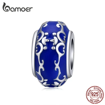 bamoer Blue Enamel Classical Pattern Beads Charm for Snake Bracelet & Bangle Real 925 Sterling Silver Fashion Jewelry BSC197
bamoer Blue Enamel Classical Pattern Beads Charm for Snake Bracelet & Bangle Real 925 Sterling Silver Fashion Jewelry BSC197