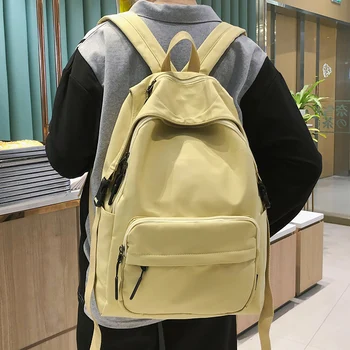 2020 New Backpack Women Yellow Color School Bag For Teenage Girls Waterproof Nylon Travel Backpack Female College Student Bag
2020 New Backpack Women Yellow Color School Bag For Teenage Girls Waterproof Nylon Travel Backpack Female College Student Bag