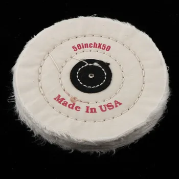 1 Pcs 5inch 50 Layer Cotton Cloth Buffing Wheel Pad Polishing Jewelry Accessories Diameter 12.5cm/5inch