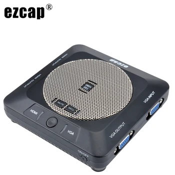 EZCAP Lessons Lecture Video Box HDMI VGA HD Capture Card 1080p Educational Video Conference Recording Box with Mic Microphone
EZCAP Lessons Lecture Video Box HDMI VGA HD Capture Card 1080p Educational Video Conference Recording Box with Mic Microphone