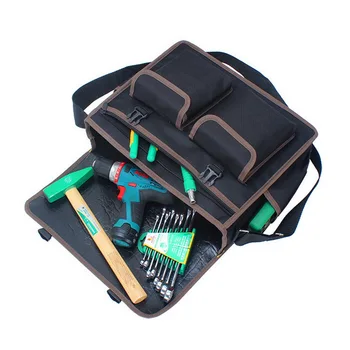 High Capacity 600D Polyester Waterproof Tool Bag Multifunctional Hardware Tool Bag With Adjustable Strap for Repair Tools
High Capacity 600D Polyester Waterproof Tool Bag Multifunctional Hardware Tool Bag With Adjustable Strap for Repair Tools