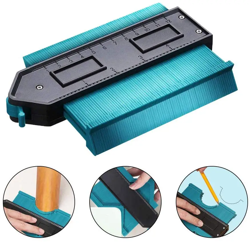 Contour Gauge Self-Locking profiler Gauge Plastic Irregular Contour replicator Multifunction Profile Measurement Tool for Precis
Contour Gauge Self-Locking profiler Gauge Plastic Irregular Contour replicator Multifunction Profile Measurement Tool for Precis