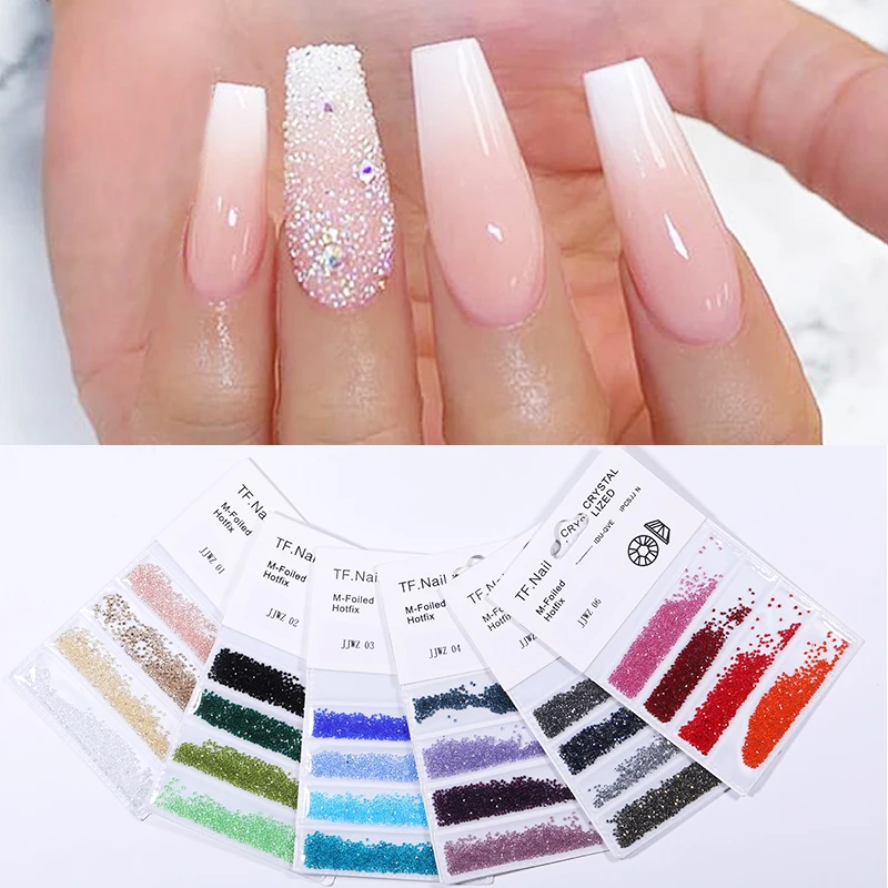 720*4 PCS/Bag Bling Nail Art Rhinestones 1 mm Colorful Sharp Bottom Rhinestones For UV Gel Polish DIY 3D Nail Art Decorations
720*4 PCS/Bag Bling Nail Art Rhinestones 1 mm Colorful Sharp Bottom Rhinestones For UV Gel Polish DIY 3D Nail Art Decorations