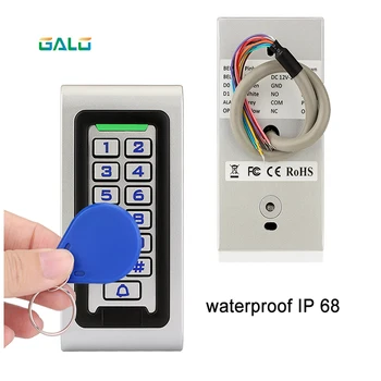 IP68 Security Access Waterproof Metal RFID Access Keypad with 1000 Users + 10 Keychains for RFID Access Control System 125Khz
IP68 Security Access Waterproof Metal RFID Access Keypad with 1000 Users + 10 Keychains for RFID Access Control System 125Khz