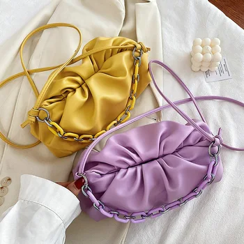 Online Celebrity Small Bag Western Style WOMEN'S Bag 2020 Popular New Style Fashion Versatile Shoulder Pleated Cloud Package Fas
Online Celebrity Small Bag Western Style WOMEN'S Bag 2020 Popular New Style Fashion Versatile Shoulder Pleated Cloud Package Fas