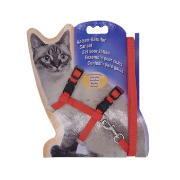 Nylon Pet Cat Leash I-Shaped Chest Strap Cat Walking Rope Solid Color Cat Chain I-Shaped Traction Rope For Cats
Nylon Pet Cat Leash I-Shaped Chest Strap Cat Walking Rope Solid Color Cat Chain I-Shaped Traction Rope For Cats