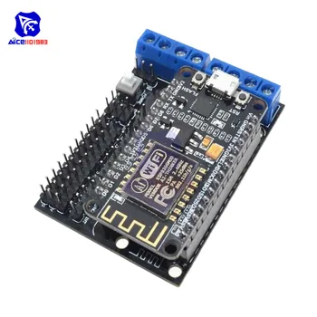 diymore NodeMCU V2 Development Kit L293N Motor Driver Shield ESP12E CP2102 ESP8266 for DIY RC Toy Remote Control IoT Smart Car
diymore NodeMCU V2 Development Kit L293N Motor Driver Shield ESP12E CP2102 ESP8266 for DIY RC Toy Remote Control IoT Smart Car